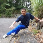 もちろん走った後は‥お座スキーでフォームチェック