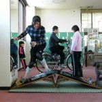 重心が左右に動いてしまうみ○選手