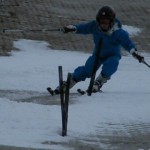 内膝で切る！◎