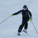 ターン内側に倒れるはずが…後傾に×