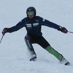 内スキーに体重がかかるようになってきました