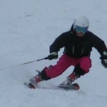 スキーが走ってきています◎