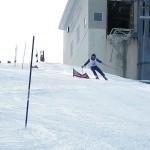 長い高速トリプルリフトを使ってガンガン練習！