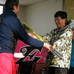 ストックを貰って…