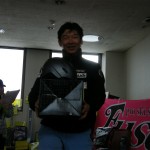 サロモンのニューヘルメットを貰って！ニンマリ