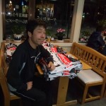 ビブ渡しも結構大変