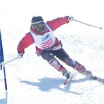 スキー裁きが抜群のきょう○選手 スキー裁きが抜群のきょう○選手