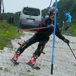 大切な膝の絞りを忘れて…