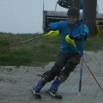 腕をしっかり前方に出しています◎