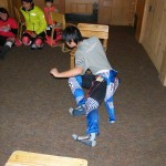 左肘と前かがみがすごいフォーム