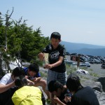 天ぷらとかき揚げでお腹、一杯　皆夢中