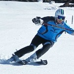 少し腰が落ち気味のフォーム