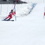 ３０度の急斜面で当たっている◎