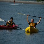 美味しい地ビールを飲みながらご機嫌！