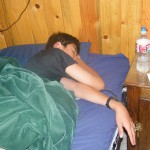 ママに抱きついている夢の真っ最中　スヤスヤ