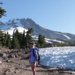 美しい「山とママ」　トレッキングも最高