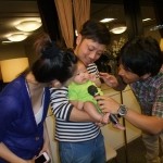 皆と会えてご機嫌の　テッド　君