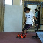 下には何も落ちていませんよ