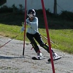 内腰の位置がターン後方なので落ちてきません