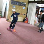 アンギュレーション「くの字姿勢」とレベルの練習中