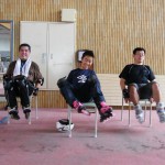 同時操作は難しい！何じゃこの脚は？