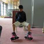 関節とすねの角度がポイント! 関節とすねの角度がポイント!