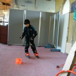 内スキーに乗れるようになってきました