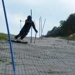 初めてのプラスノーでも乗る位置が良いとスイスイですね◎