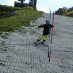 アームポジションの練習で動きを小さくしています