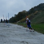 ヒップローテーションの為、「くの字」が見えない！