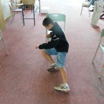 頭が出る＝お尻が出る　→　後傾姿勢