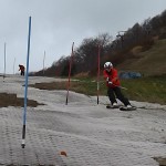 お座スキーでレベルの練習が少しずつ出てきました○