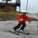 腕を前に上げたアームポジション◎