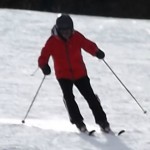 最高の雪質とバーンにてのハイスピードターン