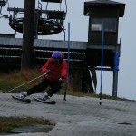 内傾角が鋭いエッジング