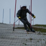 お座スキーの成果！素晴らしい「くの字」◎