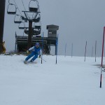 昨日の滑りは「膝の絞りが必要」です