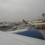 ロサンゼルス空港にて