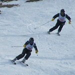 スキーが走って来ました◎