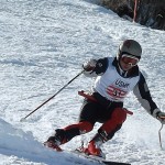 右膝が曲がる後傾姿勢を注意しましょう