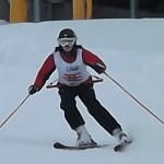 少し上体がつぶれています