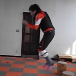 もう少し足首をブロックしましょう