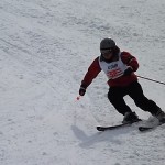 スタンスも両膝の同時操作もグッドです◎この二枚は失敗ターンではありません