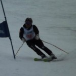 スキーが後ろから入って来ました◎