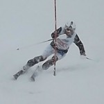 高い姿勢でポールブレイク◎