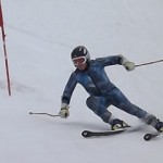 練習初日の内倒ターン