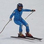 スキーが走っての抱え込み抜重◎