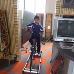 脚が届かない恐怖を克服して「乗れた！」