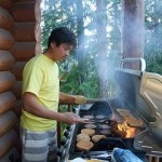 ＢＢＱ　美味しかった！コーチの焼いてくれたのは…皆新記録です