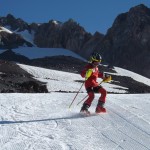 滑落の後は、根性で滑れるようになりました◎